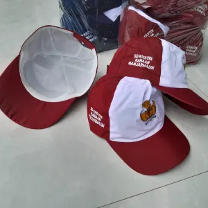 Supplier topi sekolah Bandung - kuat & rapi untuk harian